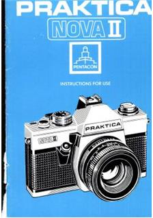 Praktica (VEB) Nova 2 manual. Camera Instructions.